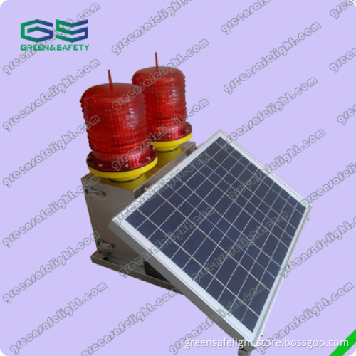 GS-Ms/D Medium-Intensity Double Solar Powered Aviation Obstruction Light